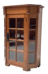 Art Nouveau One-Door Cabinet by H.F. Jansen & Zonen Amsterdam, 1900s